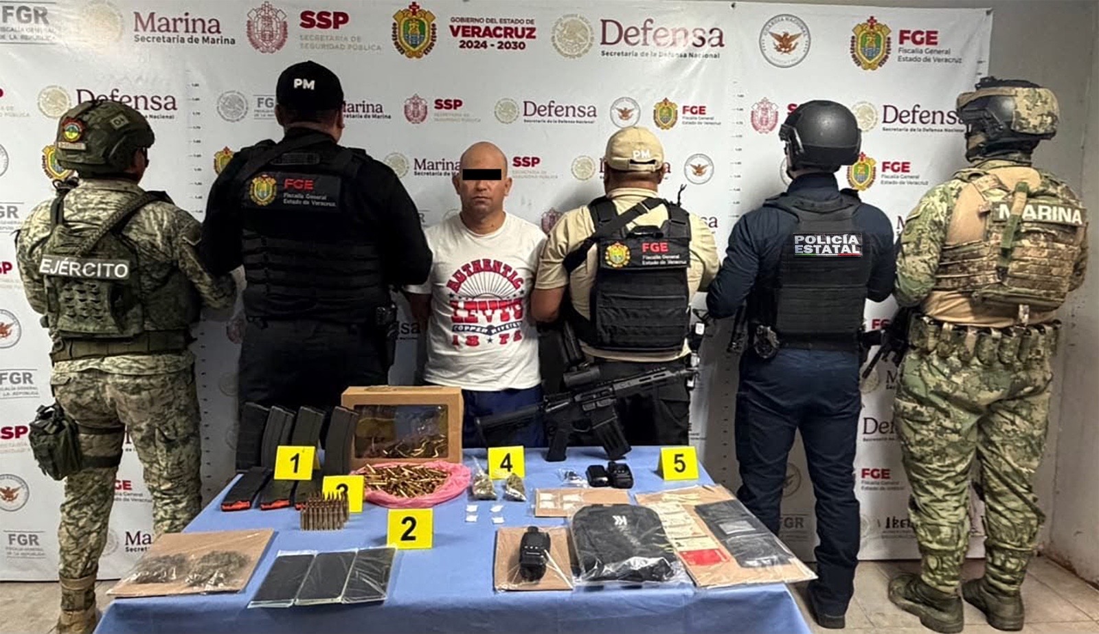 Rescatan fuerzas de seguridad federales y estatales a siete víctimas de privación ilegal de la libertad