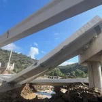 Se desploman trabes de puente que construye gobierno de Sheinbaum en Querétaro